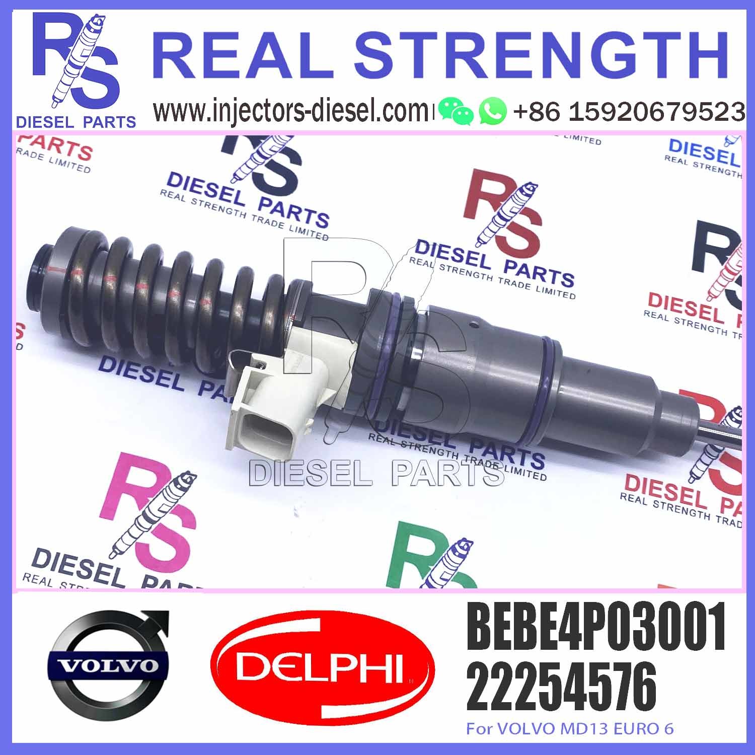 85002179 Diesel Engine Injector BEBE4P03001 For V-O-L-V MD13 EURO 6 E3.27
