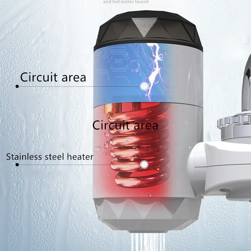 3000W Electric Instant Heating Water Faucet automatic hot water tap ABS Material