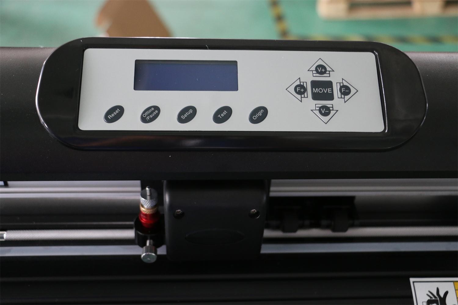 48" Contour Cutting Plotter Automatic Vinyl Plotter Printer With 3 Roland Blades