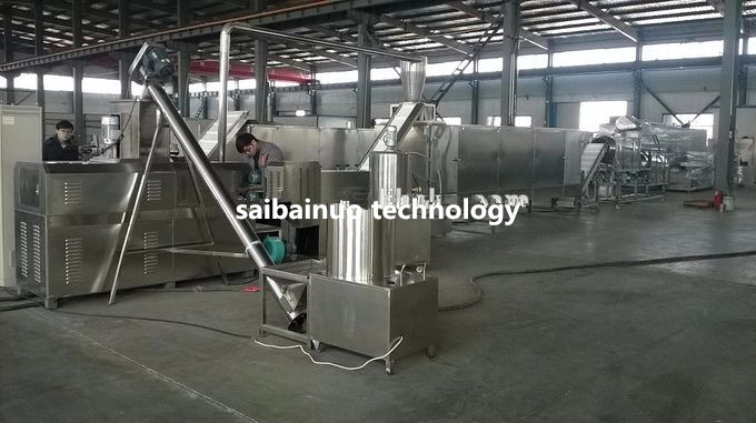 SBN Dog Cat Pet Food Processing Extruder Machine Dry Wet Type Extruded Double Screw