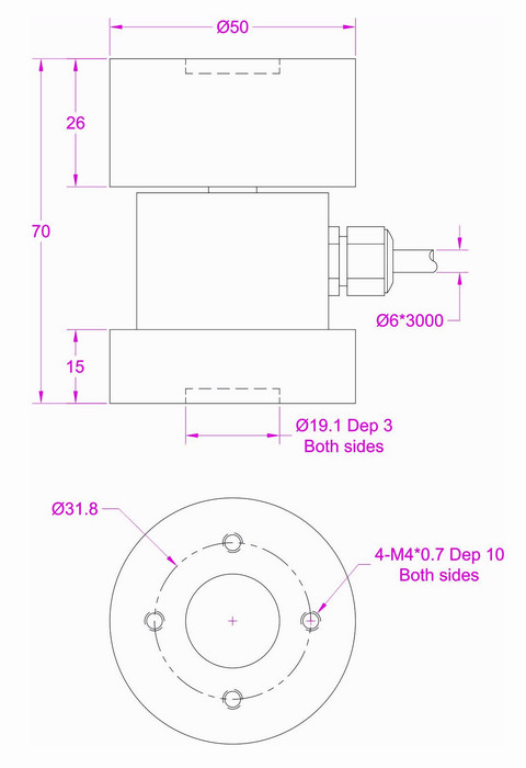 Torque-and-Thrust-Biaxial-Sensor