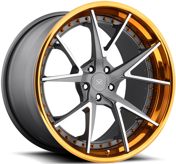 Cayman Rims 18 19 20 21 22 Inch 3-PC Forged Alloy Custom Wheels