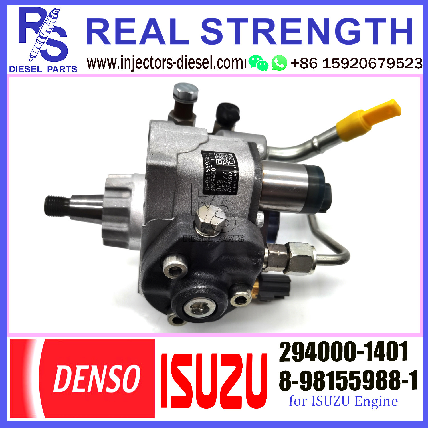 Common Rail HP3 Injection Fuel Pump 294000-1401 8-98155988-1 294000-1400 8-98155988-0 For Isuzu