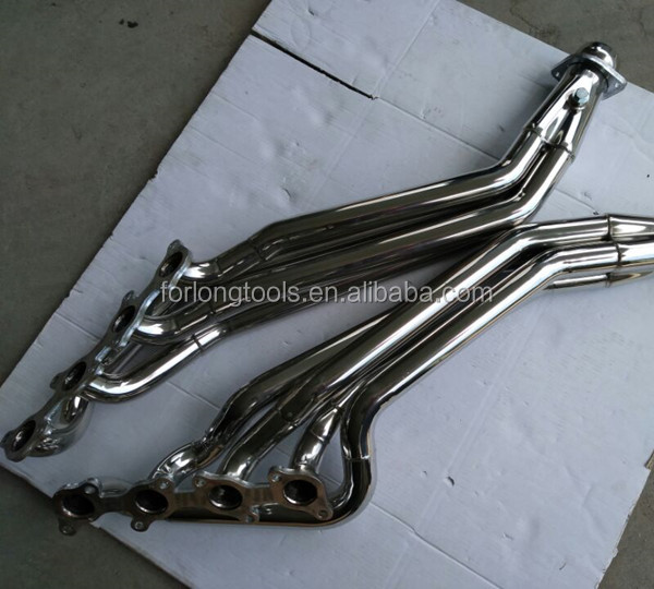 Universal Car Model FOR FORD MUSTANG 5.0L V8 STAINLESS STEEL EXHAUST MANIFOLD LONG TUBE HEADER for Improved Exhaust Flow