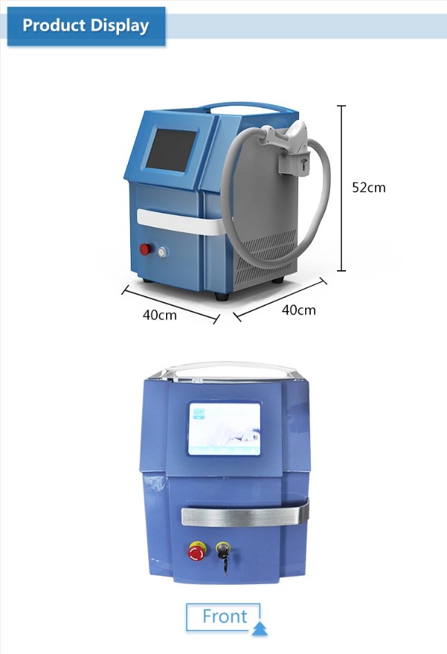 with CE certificate diode laser equipment painless hair removal facial hair remover ipl laser portable version alma platinum.jpg