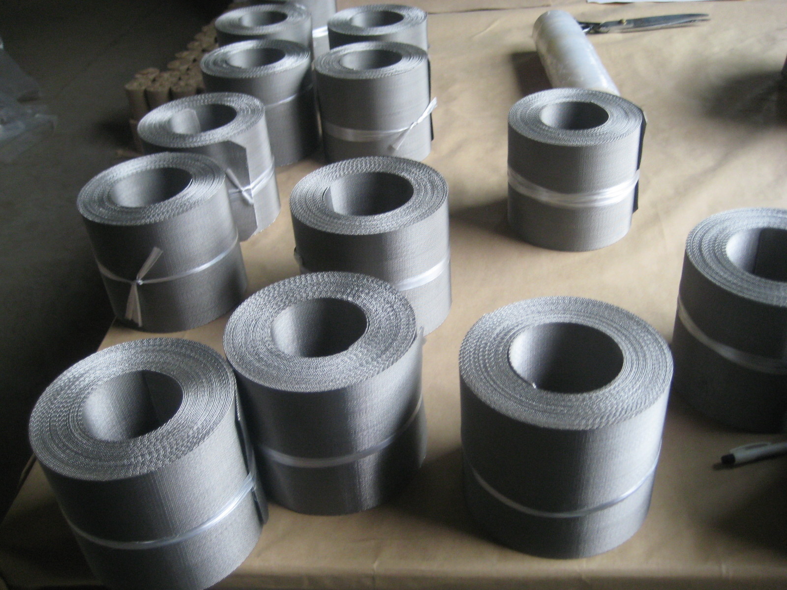 Ss304 72x15 Reverse Dutch Weave Wire Mesh Conveyor Belt For Plastic Machine