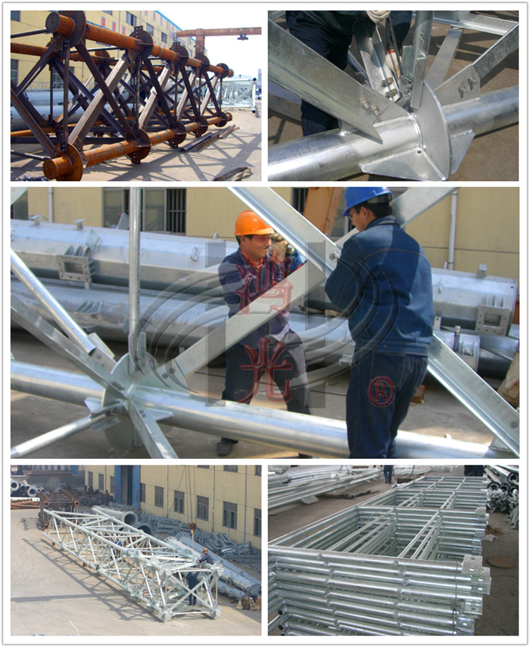 Galvanized Electric Substation Steel Structures for Power Transformer Substation Industry