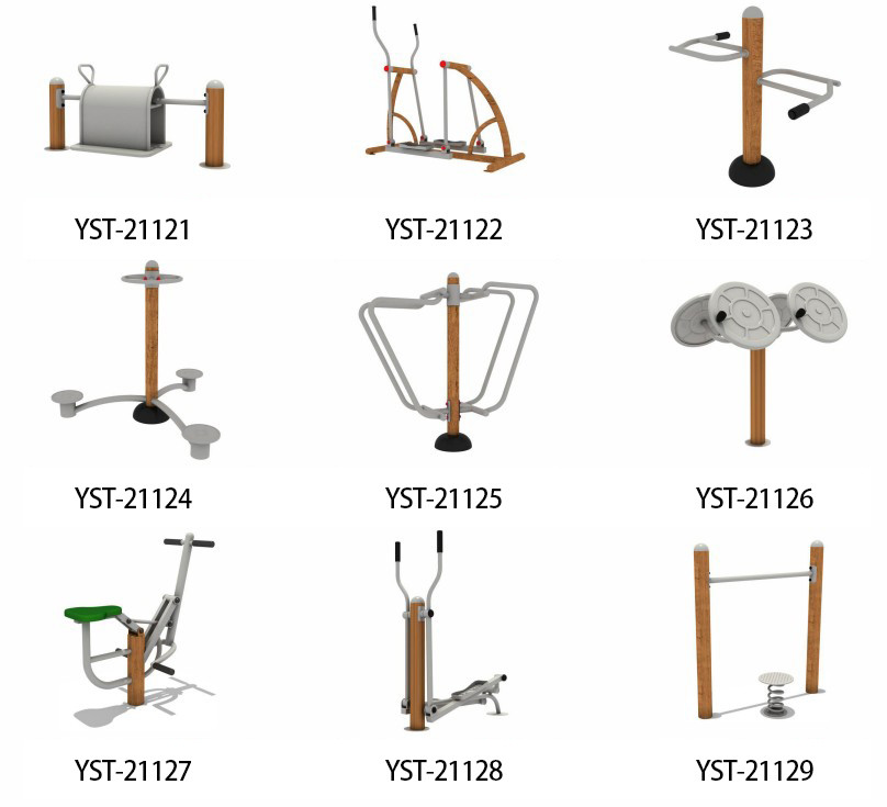 Galvanized Steel Safety Lock Outdoor Fitness Equipment Anti Crack