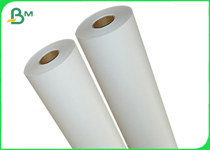 Inkjet 80GSM CAD Plotter Paper Roll For Garment Factory 620 / 914mm * 50/150m