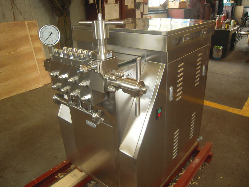 500 L/H High Performance Dairy Homogenizer 25 Mpa For Liquid / Food
