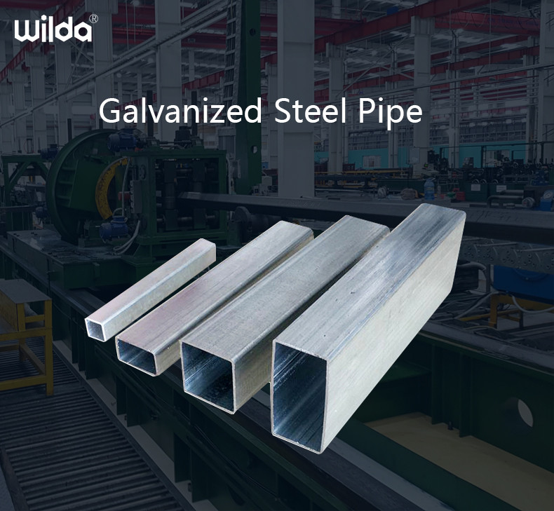 Q195 Q235 Q345 Greenhouse Galvanized Tubing Welded MS Galvanized Carbon Steel Pipe