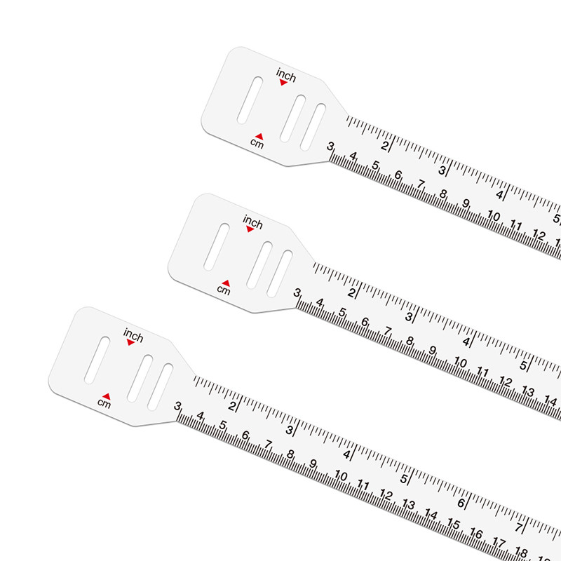 Customized Sturdy PP Plastic Head Mid Upper Arm Circumference Tape 60 Inches For Adults Measuring