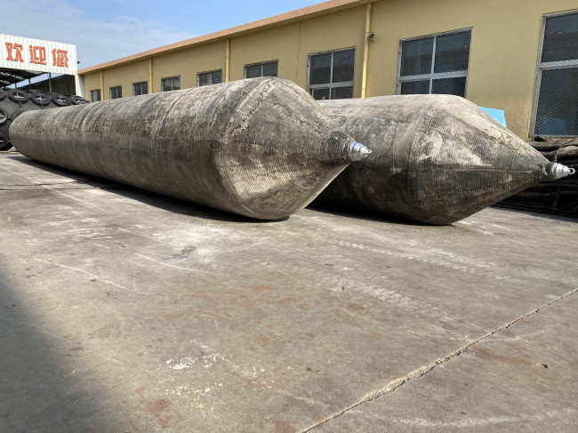Under Water Refloating Boat Salvage Airbags Black Rubber Boat Recovery Air Bags