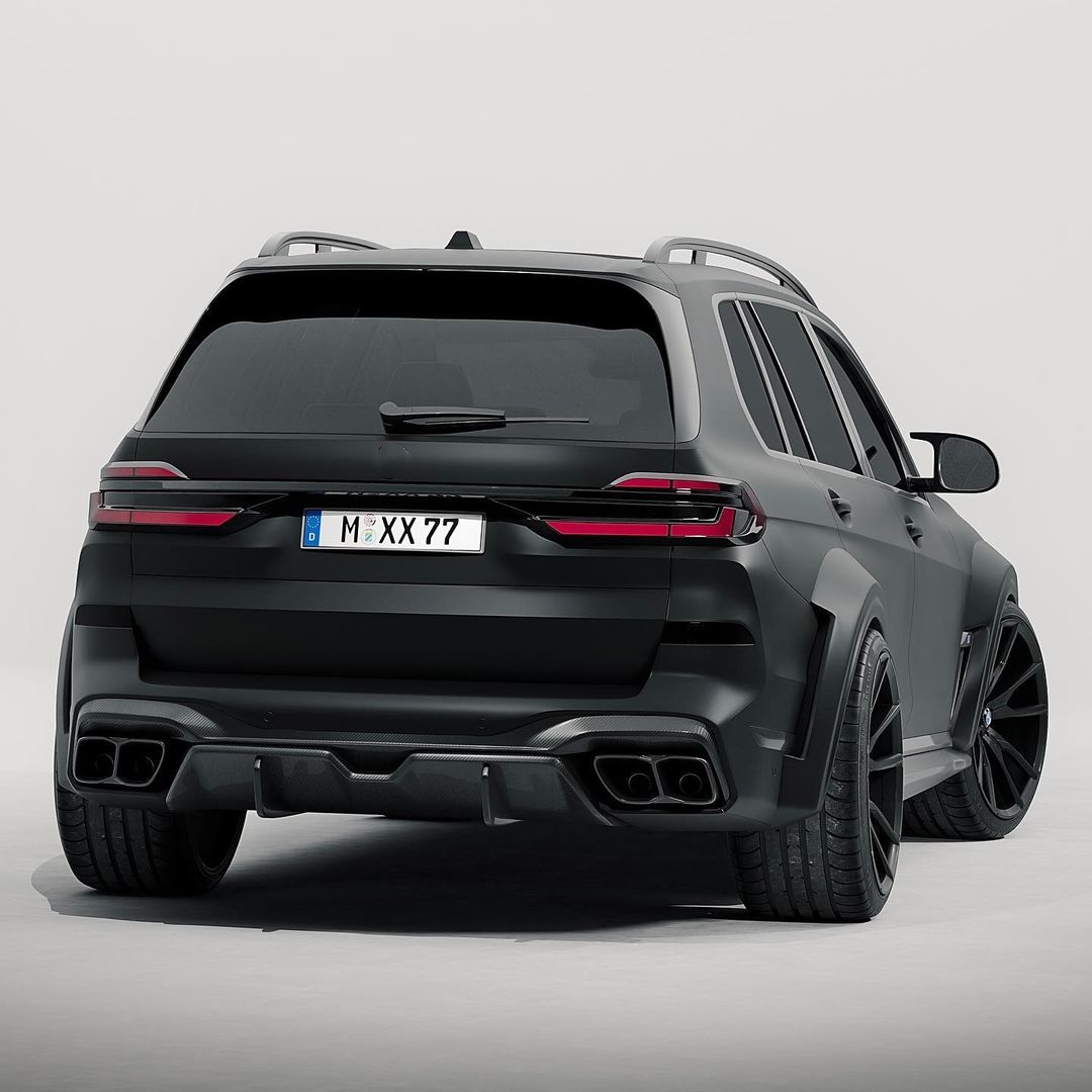 For BMW X7 Carbon Fiber Body Kit X7 Carbon Fiber Front Lip Diffuser Spoiler Hood Side Skirt Wide Body Kit