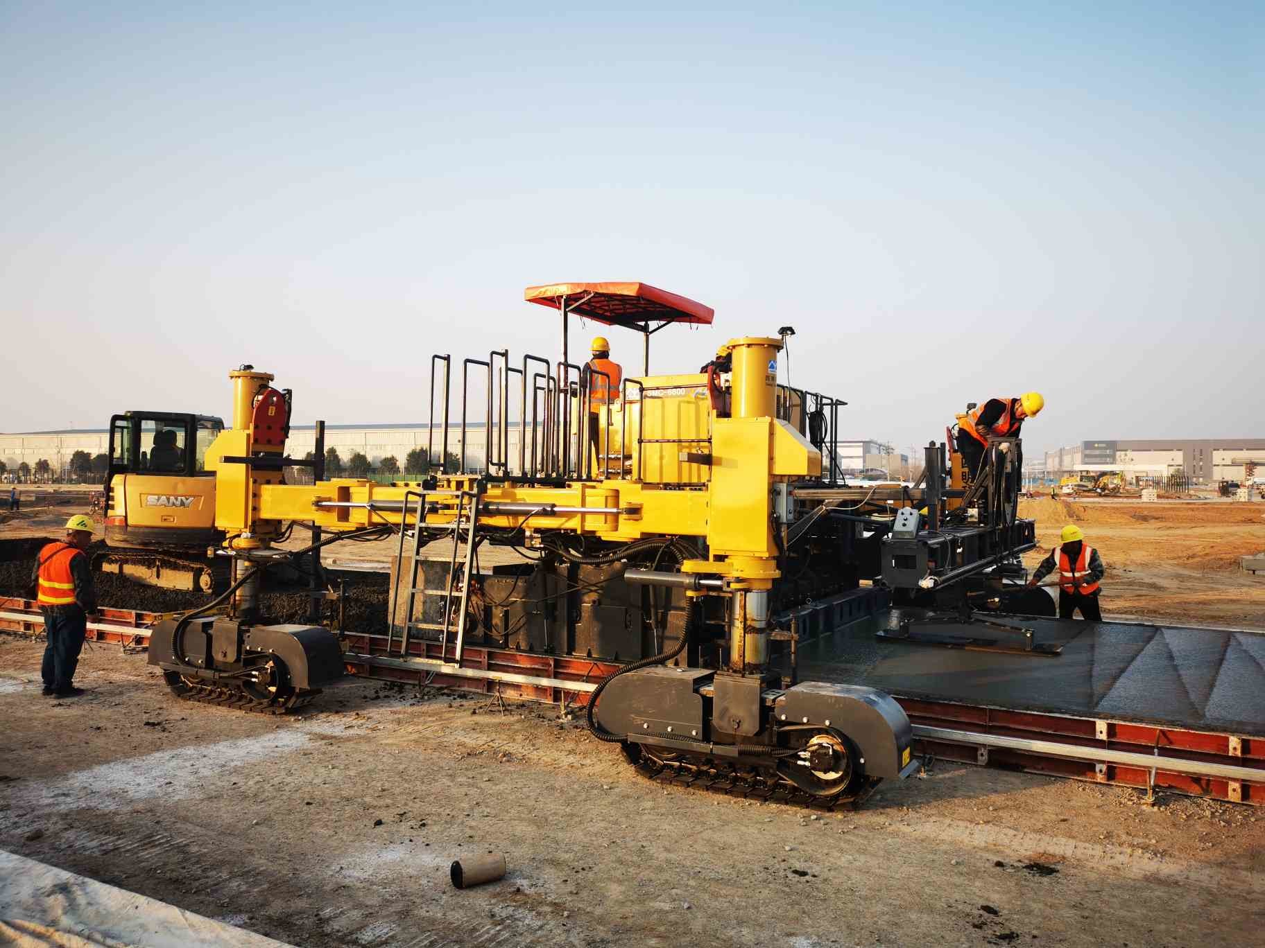 Airports 6 Meter Slipform Paver Machine Slip Form Concrete Machine