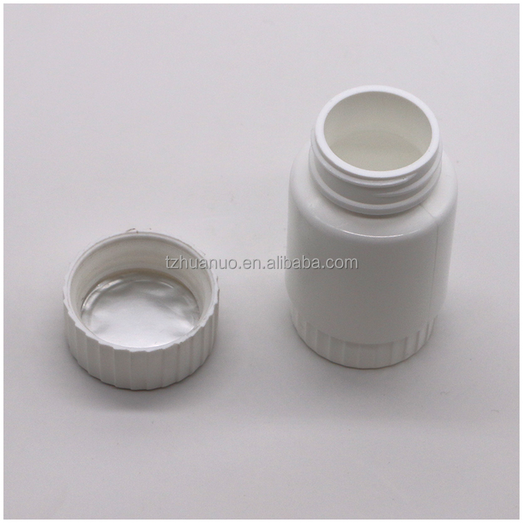Customized 60ml HDPE Empty Bamboo Shape Square Plastic Bottle for Medicine Supplement