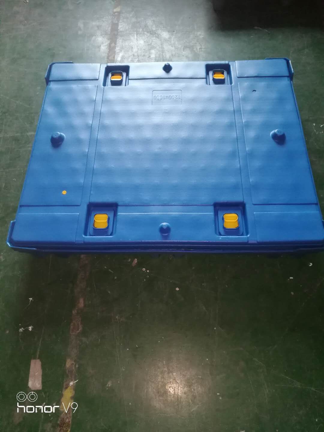 factory plastic pallet box coaming foldable storage pallet box for spare parts