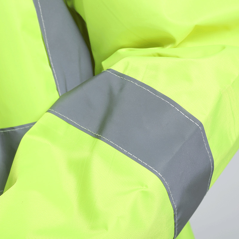 PU Coating Full Body Protection Military Raincoat Poncho Waterproof For Cycling Construction Work