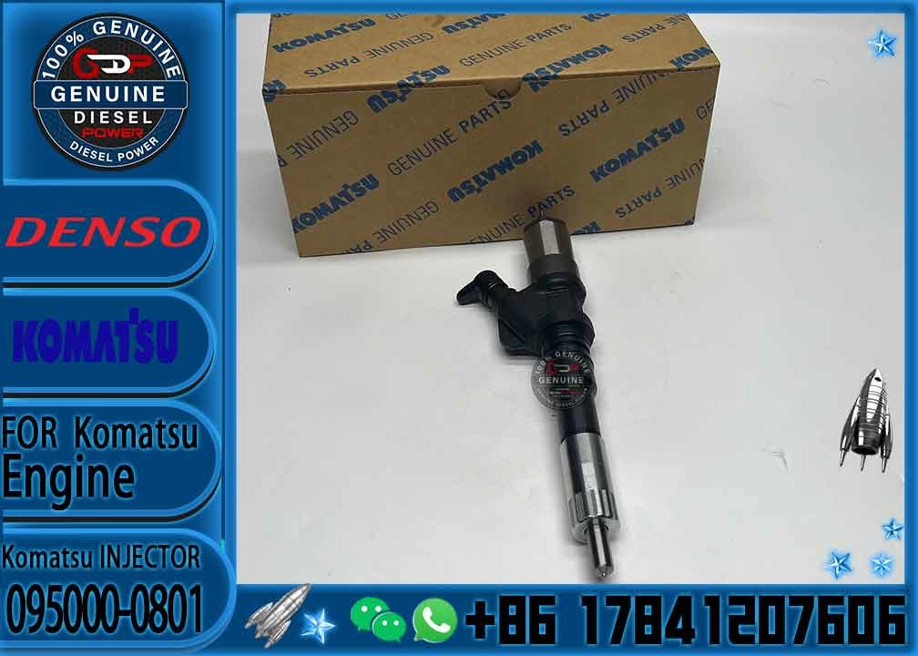 Diesel Fuel Engine Injection Injector Nozzle Common Rail Injector 095000-0800 095000-0801 6156-11-3100 For Komatsu Excav