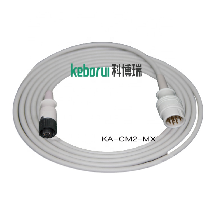 Conmen C70/80/90/100 Machine IBP Cable Compatible For Conmen 12pin To Medex Transducer