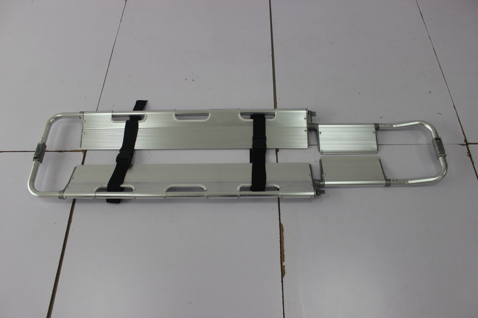 2.1M 0.44M Military Medical Folding Scoop Stretcher Height Adjustable