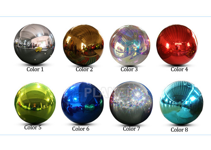 Custom Inflatable Pvc Disco Mirror Sphere Ball Giant Inflatable Mirror Ball Colorful Mirror Balloon For Event Decoration