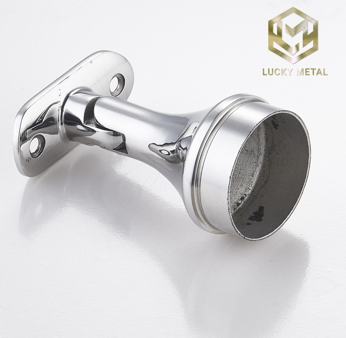 304 Grade Stainless Steel Tube Pipe Joint Connector Fittings For Outdoor Balustrade Handrail Railing Accessories