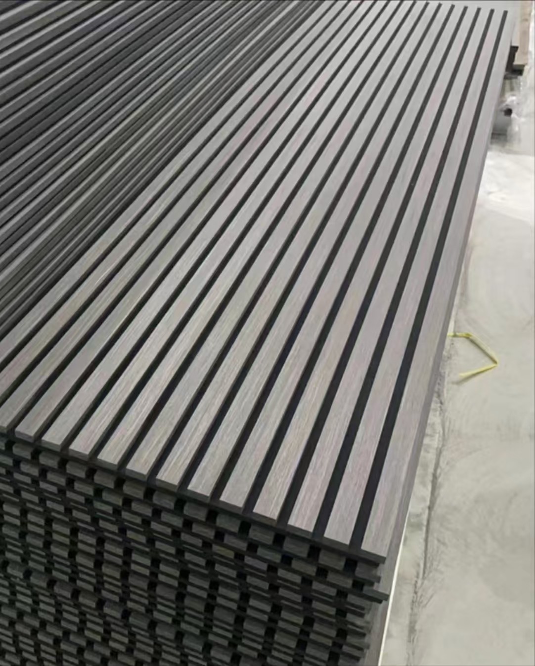 21mm Soundproof Acupanel Acoustic Wood Panel Veneer MDF PET Slat Acoustic Panels