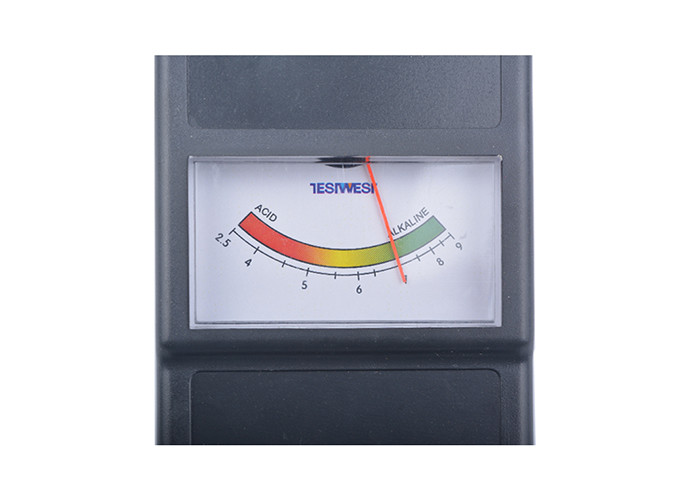 Farm Electronic Soil Ph Tester , Black Soil Analyzer Meter With 16cm Length Probe