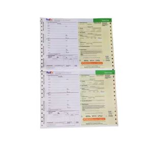 Consignment Note Logistic Courier International Barcode Express Waybill Air