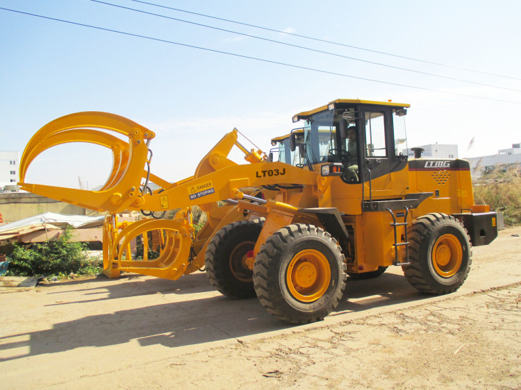 LTMG Small Log Loader Grapple 3 Ton Sugarcane Loader 3900mm Lifting Height