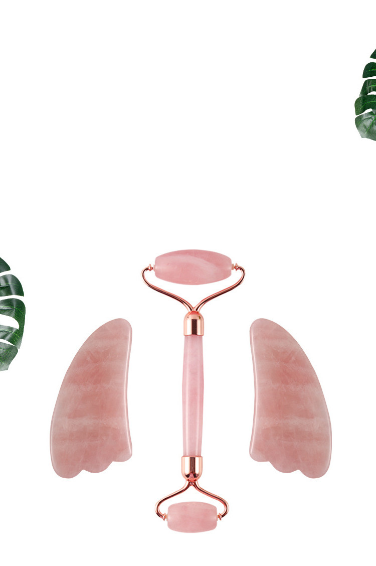 Face Slimming Crystal Jade Massage Roller Double Head