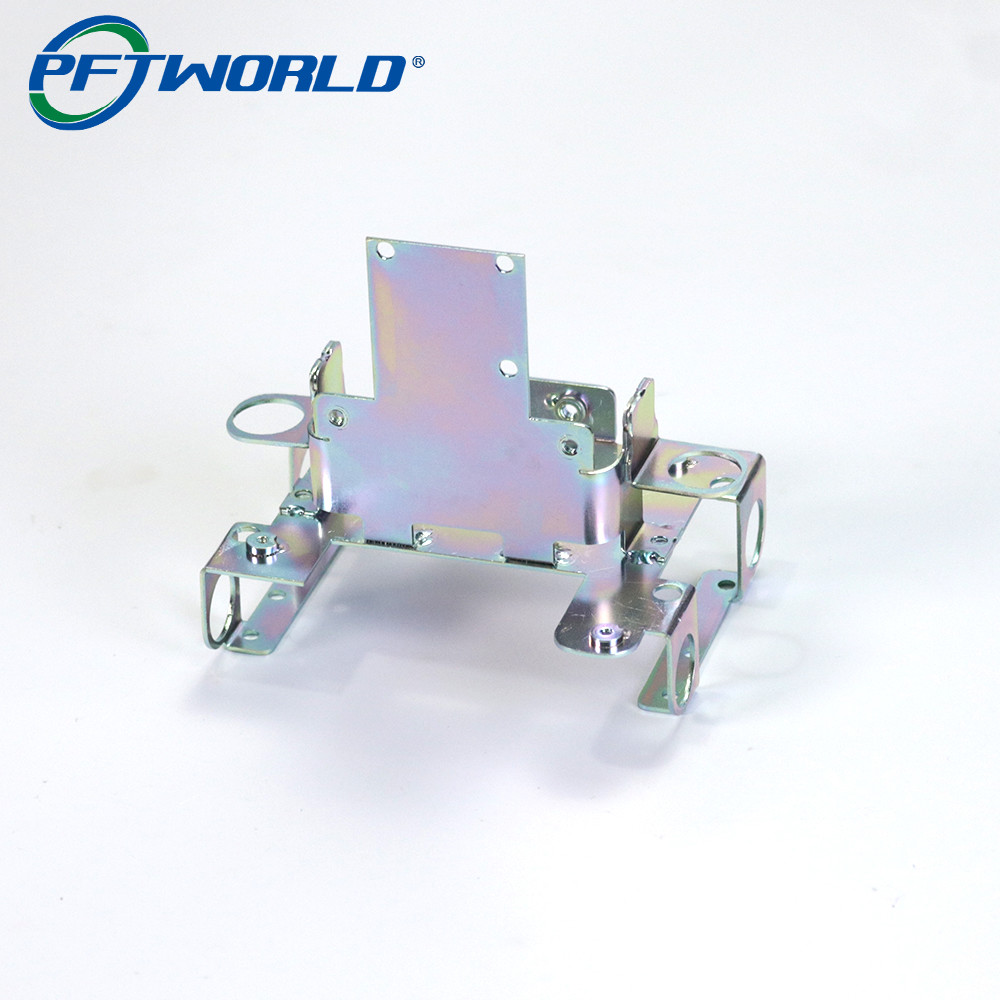 Custom CNC Machining Colorful Zinc plating Steel Welding Bending Sheet Metal