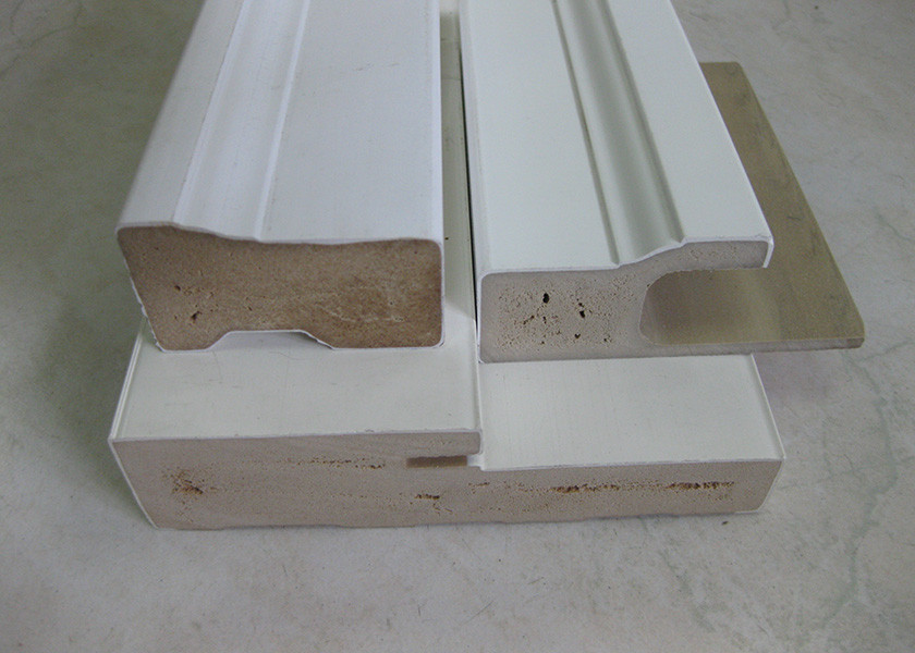 Shoe Mould Vinyl / Decorative Foam Moldings For Interior Skirting Line