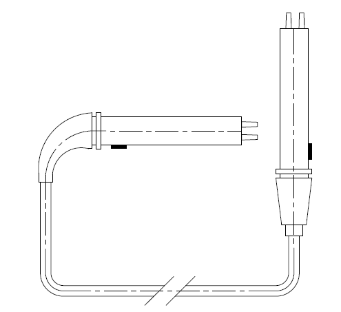 90 º Plug 75KV X Ray High Voltage Cables Assembly HV Generator Accessories