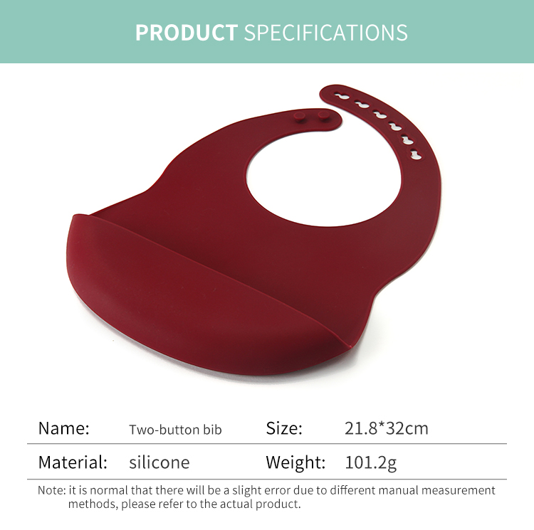 Toddler Feeding Silicone Baby Bib BPA Free Soft With Food Catcher