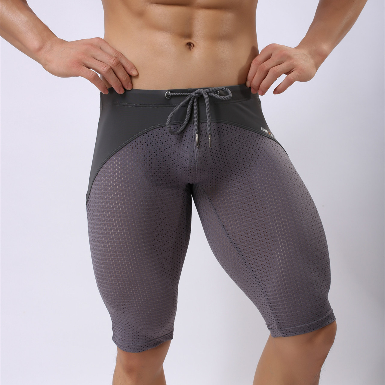 Sports Men'S Stretch Underwear Workout Gym Stretch Sports Fitness Running Tights Slim