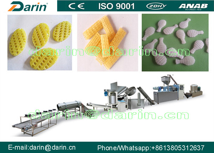 SUS304 3D Pellet Snack Extruder Machine with High Efficiency Automatic