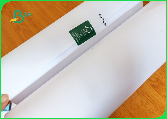 60gsm 70gsm 80gsm large format inkjet engineering plotter paper in roll
