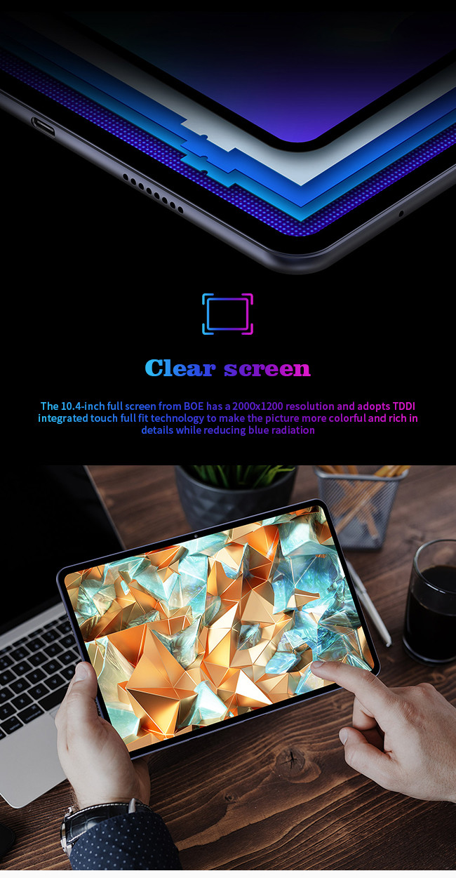 10.4 Inch Android Tablet Navigation 5G Dual Card Dual Wait GPS Satellite Navigation Bluetooth 5.0 Tablet