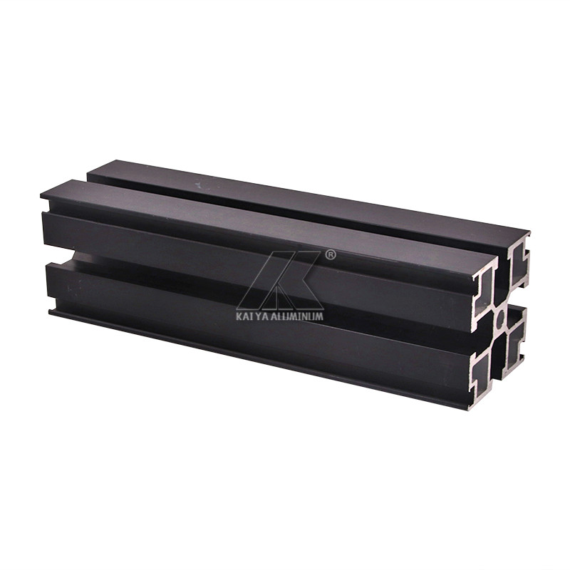 Aluminum T-slot extrusion aluminum profile black 6000 series T5 anodized