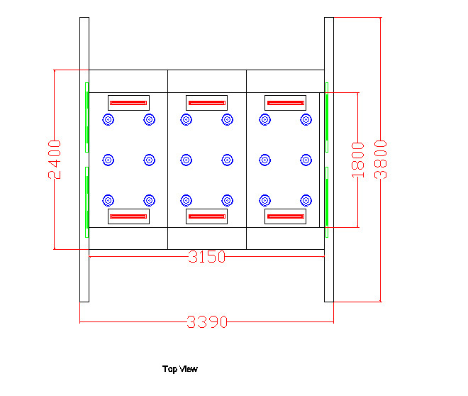 Hidden Auto Cargo Tunnel Type Air Shower Clean Room With Double Leaf Sliding Doors