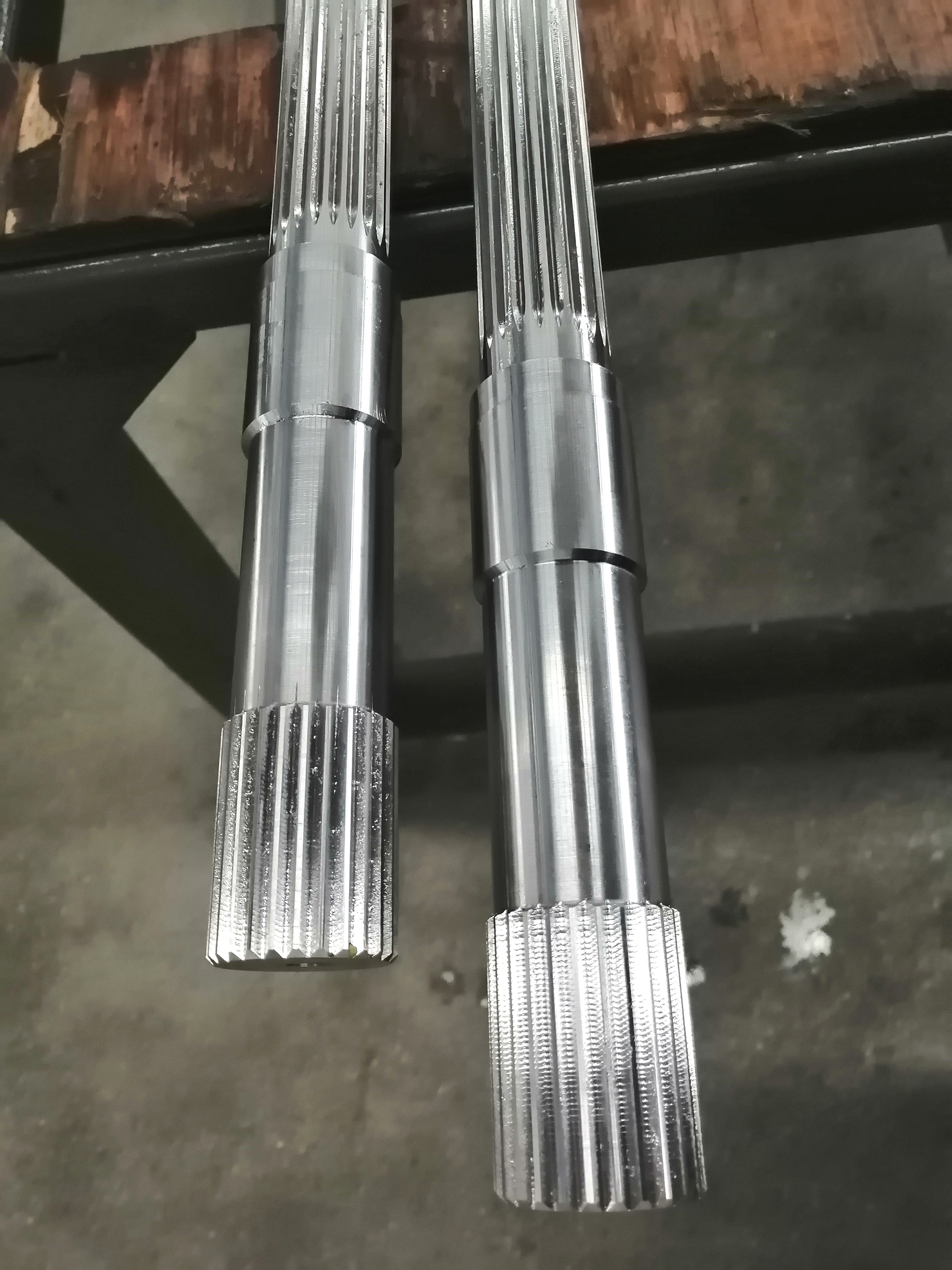 High Strength And Finish Traditional Spline Milling Twin Extruder Machine Shaft