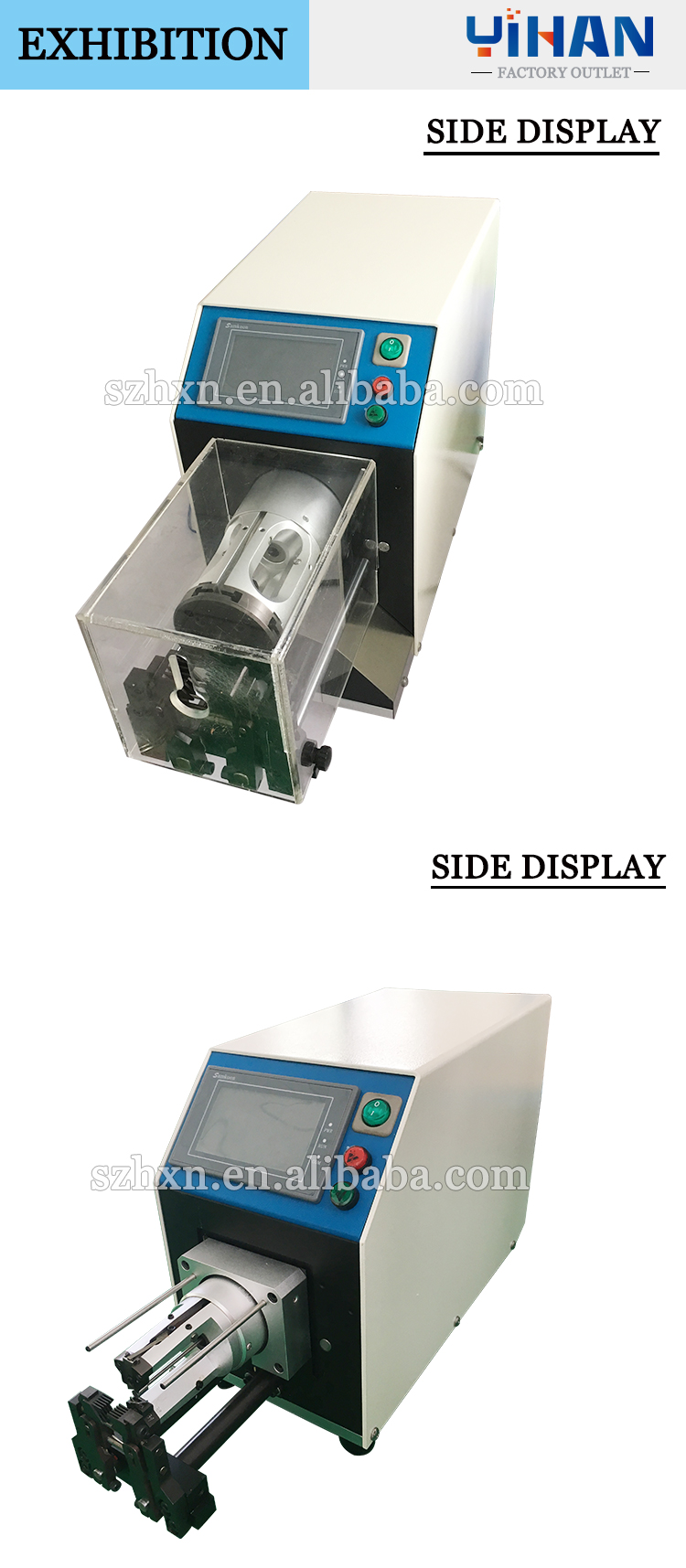 Flexible Coaxial Wire Harness Process Machine with Stripping Length Range 0.1-200mm