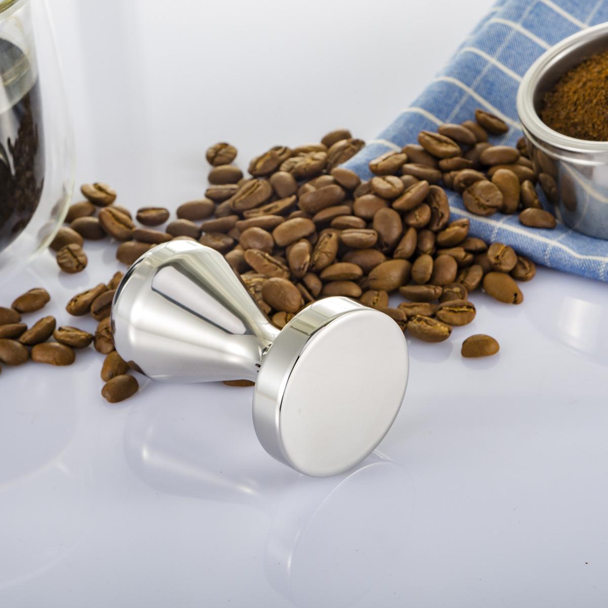 Eco - Friendly Coffee Maker Accessories Barista Espresso Stainless Steel Coffee Tamper 51mm
