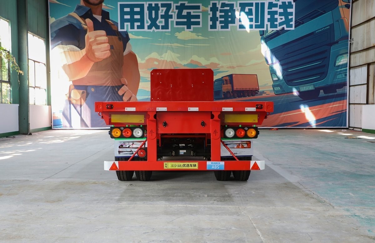 Reliable Lowbed Flat Bed Trailers For Flatbed Container Hauling 80t Removable Lowbed Trailer