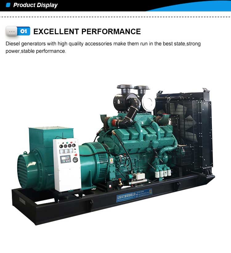 Stable Diesel Generator Open Type 20kw 25kva Practical Multifunctional