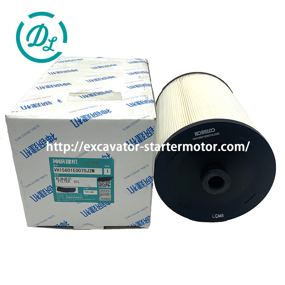 Excavator Oil Filter VH15601E0070J2M 15601E0070 Kobelco SK470-9