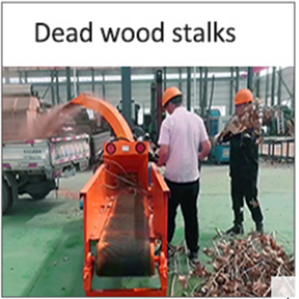 Electric Start Wood Chipper Machine 80db Waste Wood Shredder 1 To 2ton/ H