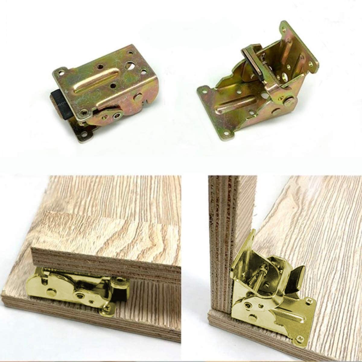 Self-Locking Hinge Leg Fittings and Corner Brace for Folding Table leg Support Bracket